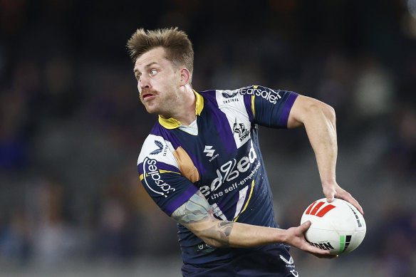Cameron Munster may miss Melbourne’s clash with the lowly Dragons - for good reason.