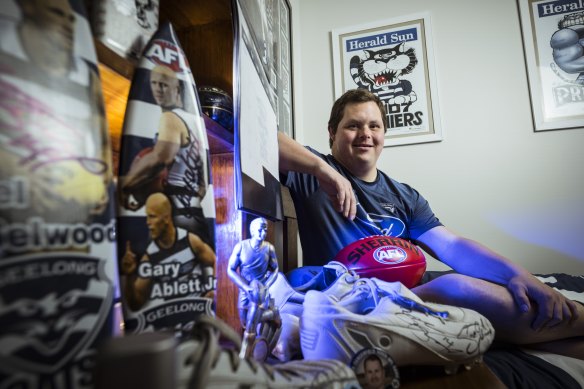 Sam Moorfoot has been a Cats fan since he was four.
