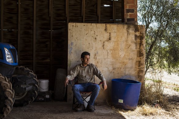 Nabi Baqiri, a former refugee from Afghanistan, now owns three fruit farms in the Mooroopna/Shepparton area.