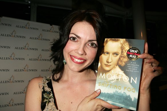 Author Kate Morton at the launch of  her debut The Shifting Fog in 2006.