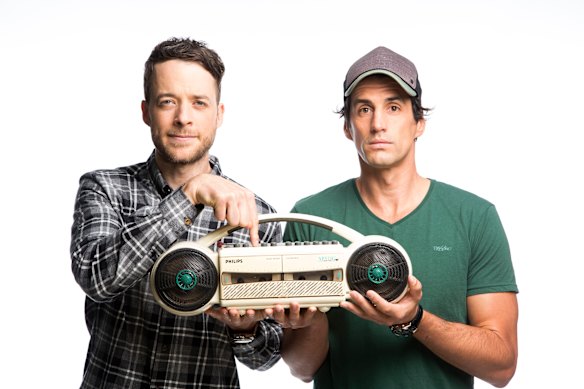 Blake (left) with long-time collaborator Andy Lee.