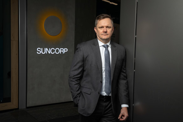 Suncorp chief executive Steve Johnston has flagged insurance premiums will rise by up to 9 per cent. 