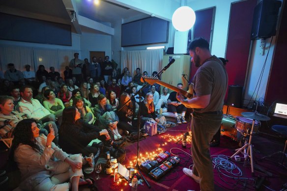 Laughing Waters, a duo from Eltham,  at the intimate Reservoir venue.