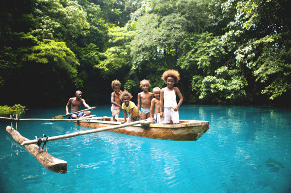 Most locals still live off the land and the sea.