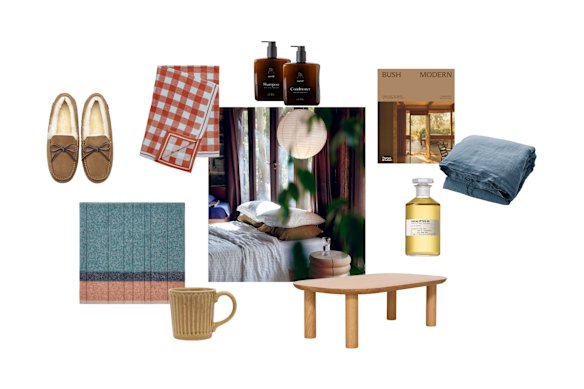 Centre photograph by Tasha Tylee from Sanctuary (Hardie Grant) by In Bed.