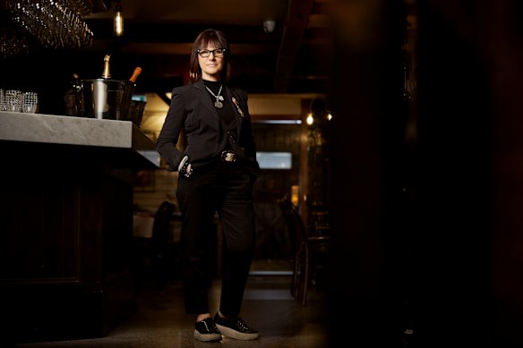 Caterina Borsato in her restaurant, Caterina’s Cucina e Bar