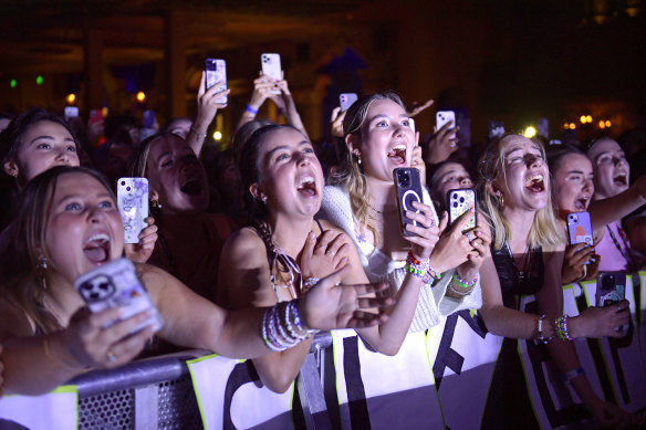 Fans of Gracie Abrams attend her second sold-out Melbourne show.