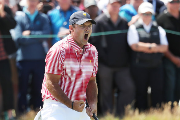 Patrick Reed was on the receiving end of some heckling on day one.