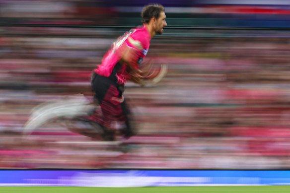 Starc: blink and you’ll miss him.