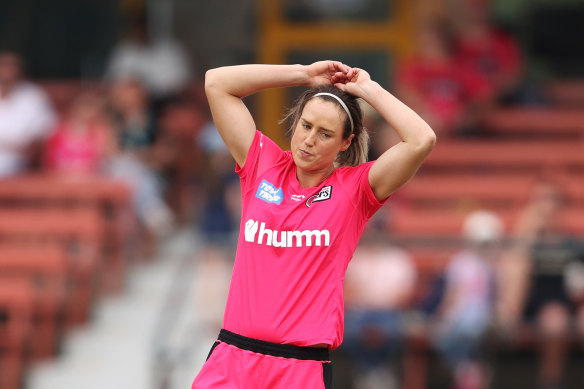 All-rounder Ellyse Perry went for 0/46 from her three overs on Sunday.