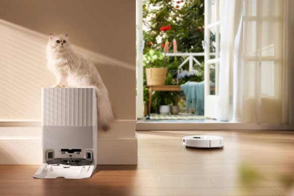 El robot aspirador y trapeador automático Roborock QrevoC.