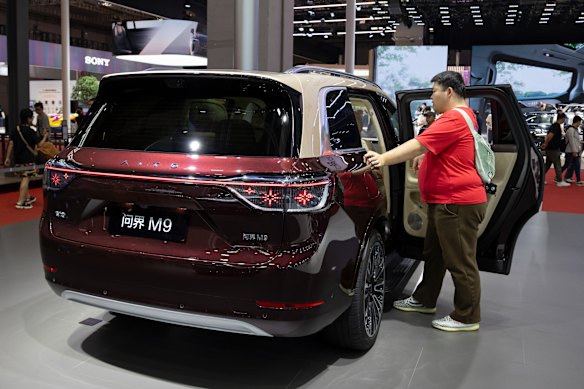 Huawei-backed AITO is one of the Chinese companies eating the lunch of the foreign automakers.