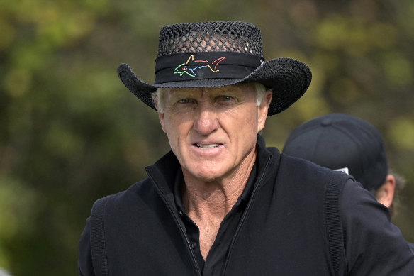 Greg Norman had a rough Sunday as the world’s top male players committed to the PGA Tour.