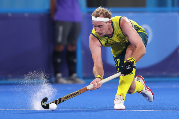 Kookaburras captian Aran Zalewski.