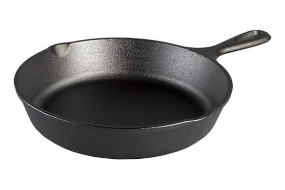 Lodge L6SK3 9 Inch Cast Iron Skillet, Black.