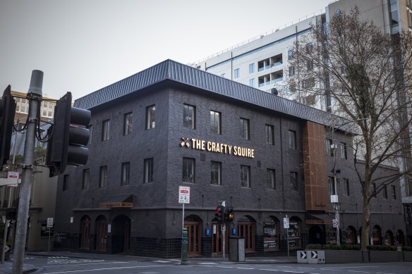 The Crafty Squire pub in downtown Melbourne has been listed as a COVID-19 exposure site.