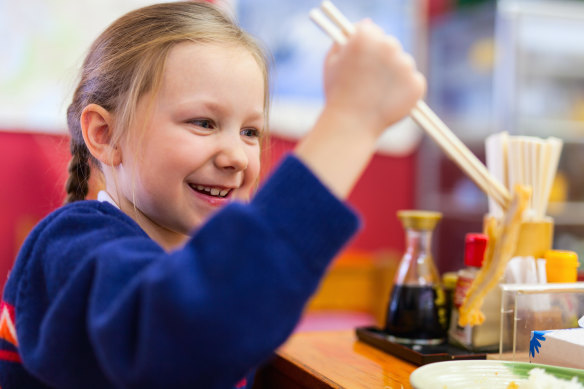 There are plenty of family-friendly food options.