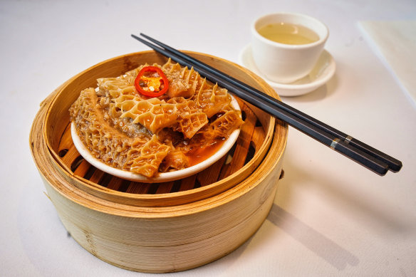 Braised honeycomb tripe.