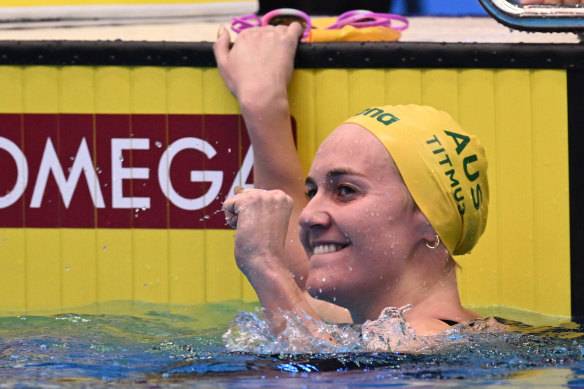 Ariarne Titmus will head into next week’s Olympic trials as the defending gold medallist in the 200m and 400m freestyle.