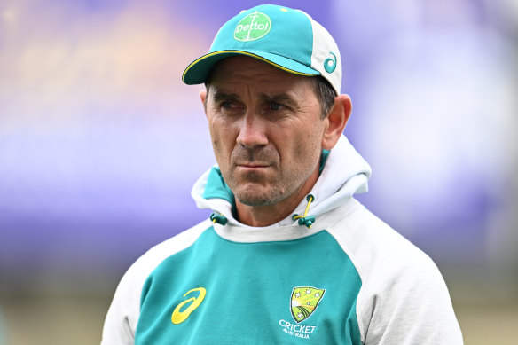 Former Australian coach Justin Langer.