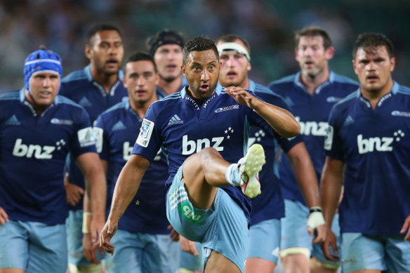 Benji Marshall didn’t have much success during his time with the Auckland Blues during the 2014 Super Rugby season. 