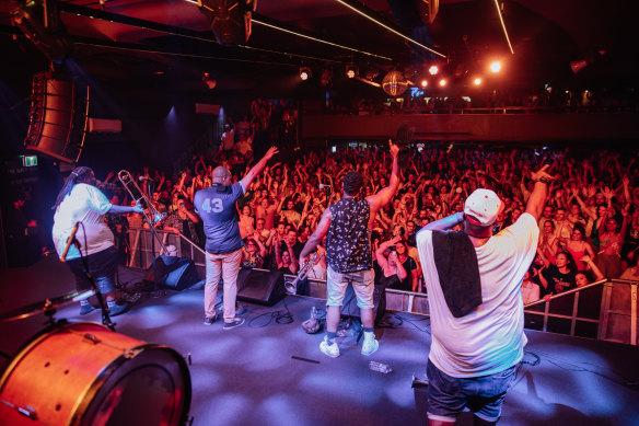 The Hot 8 Brass Band opened the Melbourne International Jazz Festival like exuberant Pied Pipers.