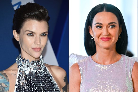 Katy Perry, right, has denied Ruby Rose’s allegations against her.