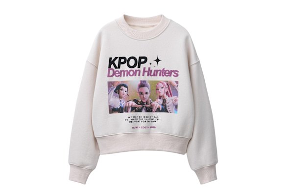 Kpop Demon Hunters printed sweatshirt.