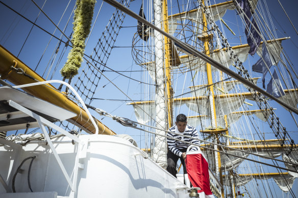 The Cuauhtémoc is an instructional tall ship for fourth-year cadets in the Mexican Navy.