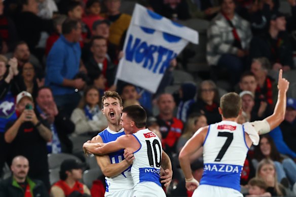 The Roos get around Finnbar Maley.