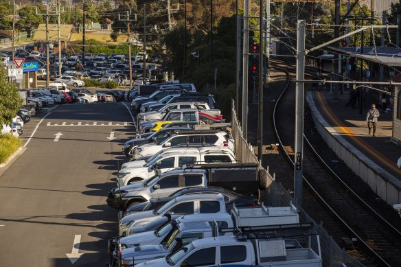 Ringwood train station in Melbourne  is among the 47 sites the Coalition chose for commuter car park upgrades at the 2019 election.