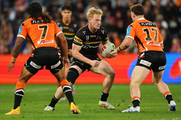 Thomas Jenkins scored two first-half tries for Penrith.