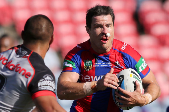 James McManus during his playing days with the Knights in 2015.