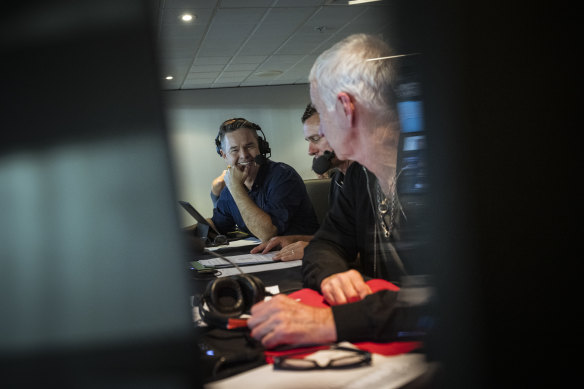 There is plenty of banter in the box.