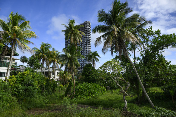 Work in Suva on the WG Friendship Plaza, built by WG International Real Estate, a locally registered Chinese company, was suspended after questions about construction standards and other issues.