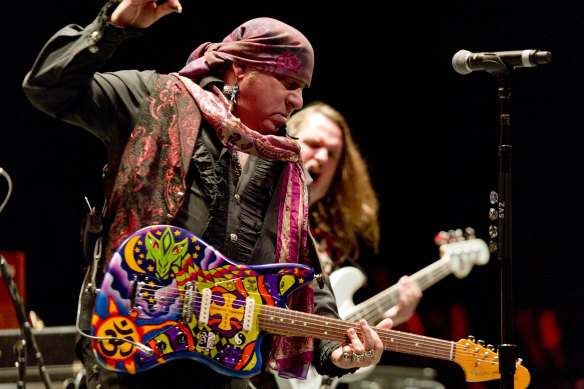 Little Steven, Steven Van Zandt, is famous for his bandannas. 