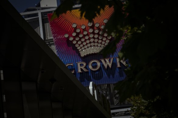 The royal commission is examining Crown’s Melbourne casino licence.  