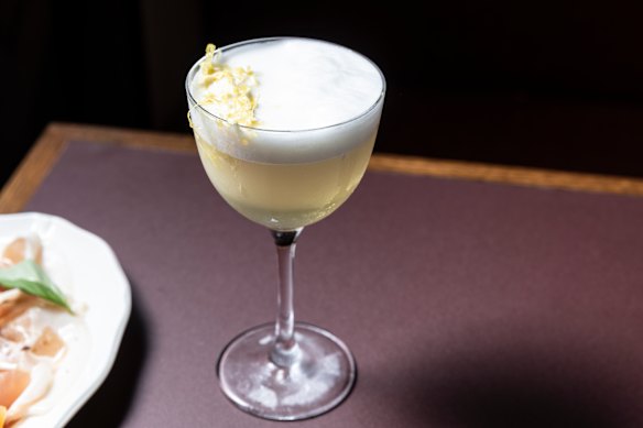 One of the jaunty cocktails at Dr Morse.