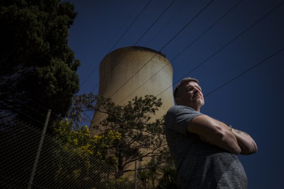 Loy Yang B power plant worker Tony Wolfe. 