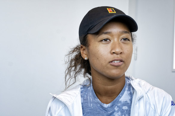 Naomi Osaka  says she is stubborn and isn't feeling overwhelmed at returning as the defending champion.