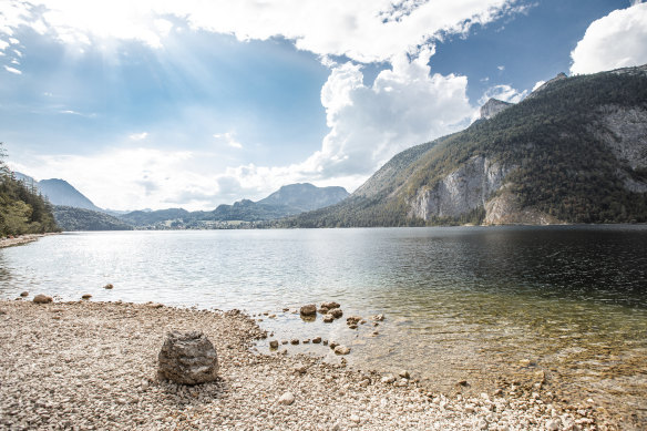 Lake Altaussee in the Salzkammergut region of Austria.