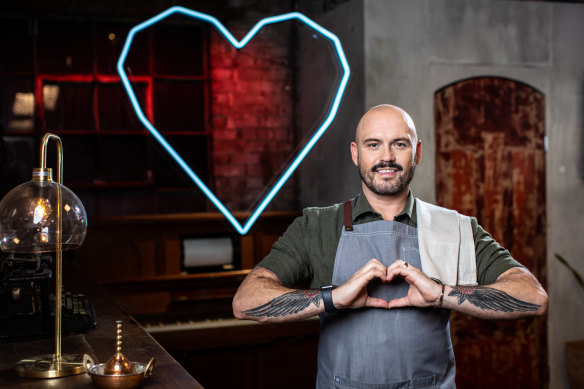 James Devlin is the bartender on First Dates Australia, meeting and greeting nervous daters when they first clap eyes on each other.