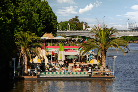 Arbory Afloat, on the Yarra River, returns each summer with a fresh theme.