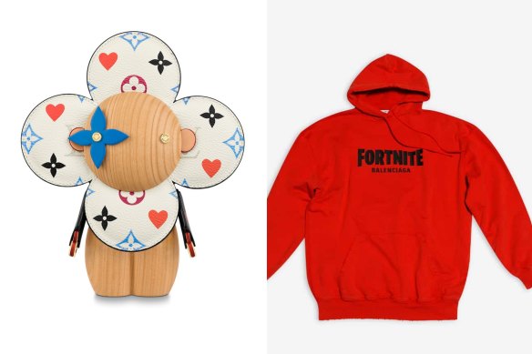 Louis Vuitton’s Vivienne mascot took the brand into a gaming space, while Balenciaga collaborated with Fortnite.