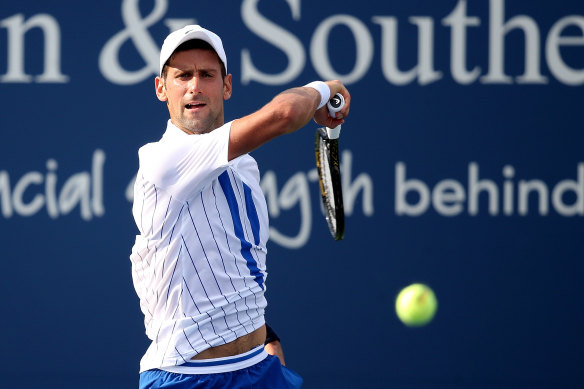 Novak Djokovic got the win on court, but Nick Kyrgios took a shot at the Serb's leadership.