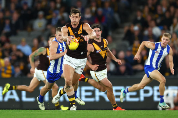 Llyod Meek of the Hawks.