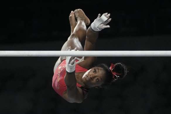 Seven-time Olympic medallist Simone Biles is chasing more medals in Paris. 