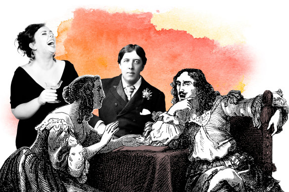 Oscar Wilde and friends. “The bond of all companionship is conversation,” he said.