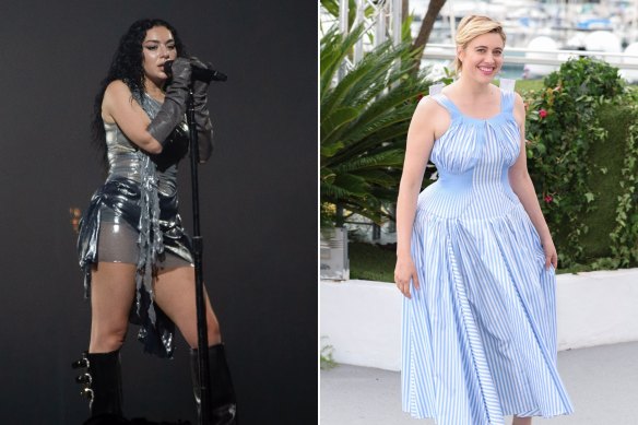 Charli XCX defines the brat movement following her album release of the same name. ‘Barbie’ director Gerwig is demure in a tradwife dress from Maison Margiela.