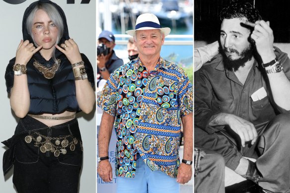 Billie Eilish, Bill Murray and Fidel Castro are just some of the famous faces who wear two watches at once.